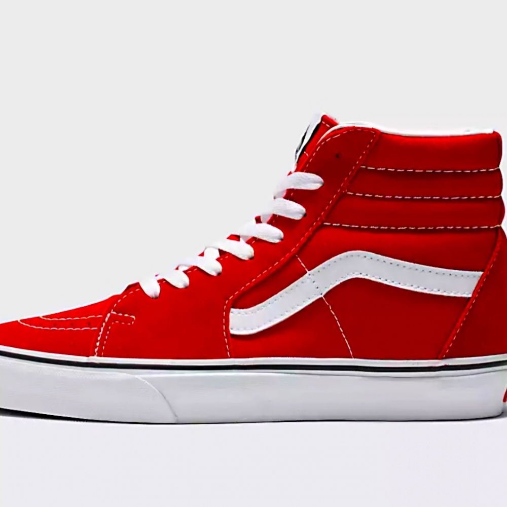 Vans Sk8-Hi Red High-Top Sneakers